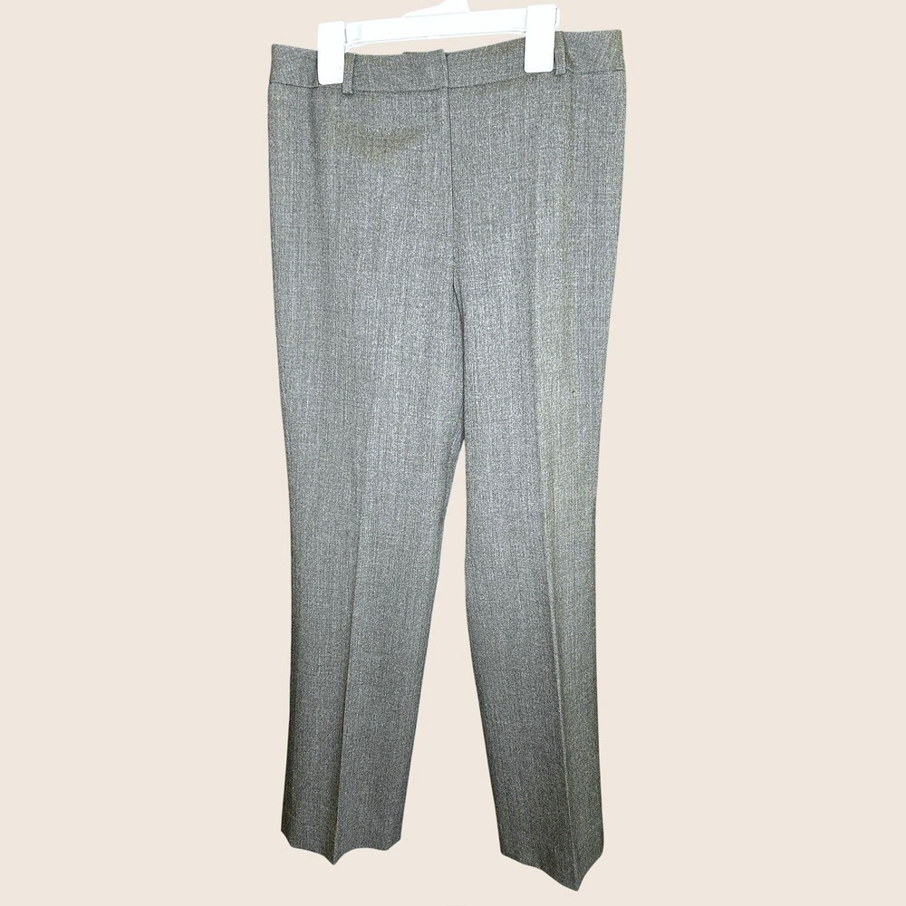 VTG NWOT Talbots Womens Gray Wool Trousers Sz 6 Career Office Capsule Minimalist